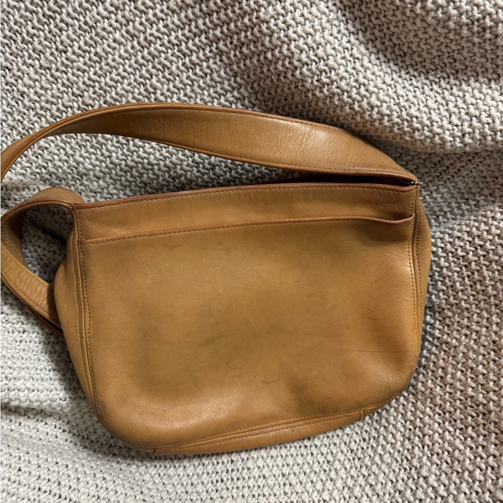 Coach Vintage Womens Handbag Brown Leather Shoulder Bag - Picture 9 of 12